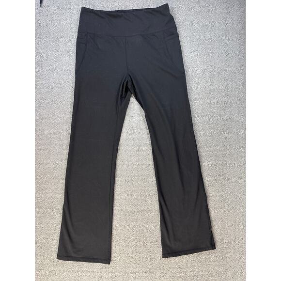 Absolutely Fit Pants - Absolutely Fit Yoga Pants Leggings Active Athleisure Pilates Lounge Black XL